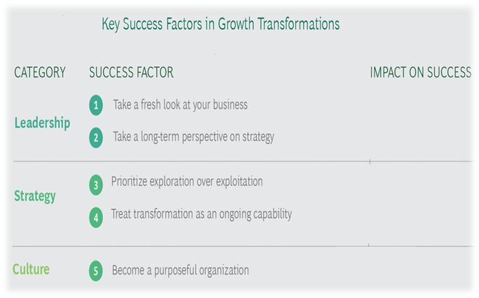 Transforming for Growth: An Evidence-Based Guide
